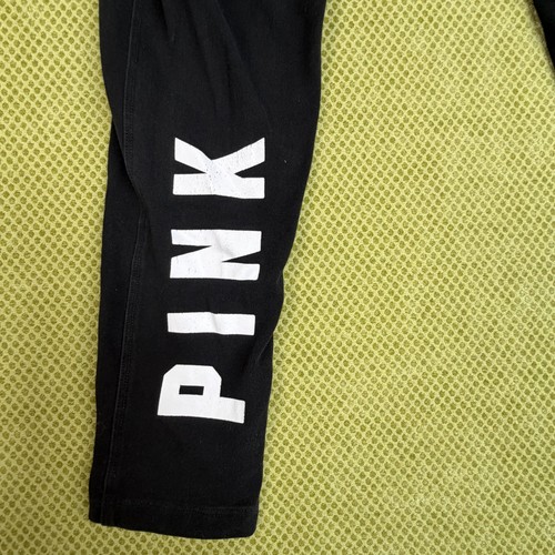 PINK Victoria's Secret Women's Black Logo Performance Leggings - photo 5