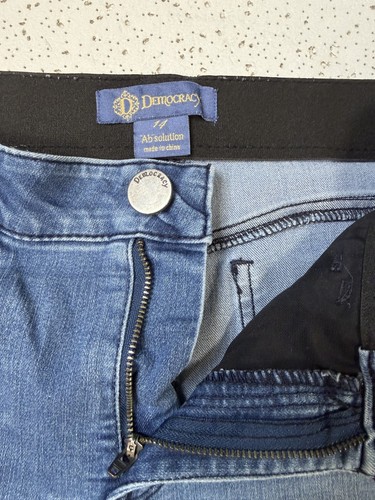 Democracy "Ab"solution Jeans Women's 14 Blue Skinny Distressed - photo 4