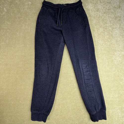 Zoo York Mens Dark Charcoal Logo Jogger Sweatpants Drawstring Cu