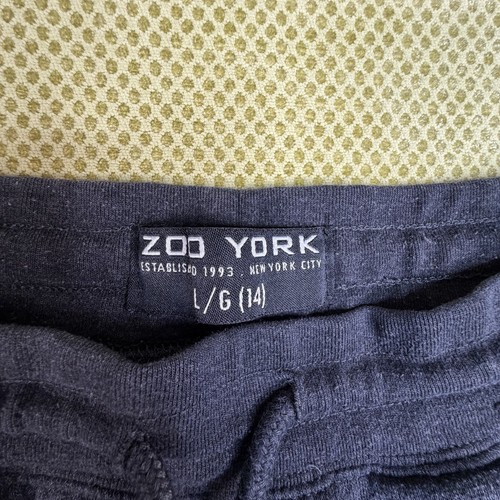 Zoo York Mens Dark Charcoal Logo Jogger Sweatpants Drawstring Cu - photo 5