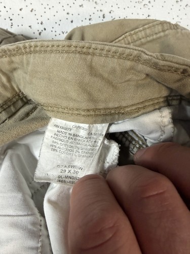 Wrangler Relaxed Fit Cargo Pants Mens 29x30 Khaki Tan - photo 5