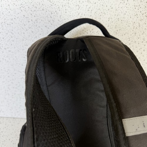 Roots Black Grey Red Multi Compartment School Backpack - photo 4