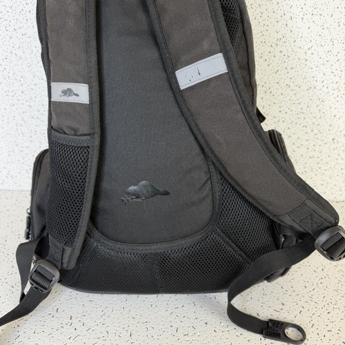 Roots Black Grey Red Multi Compartment School Backpack - photo 5