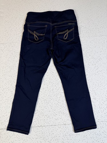 Jordache Women's Pull On Skinny Jeans M Dark Rinse Stretch - photo 2