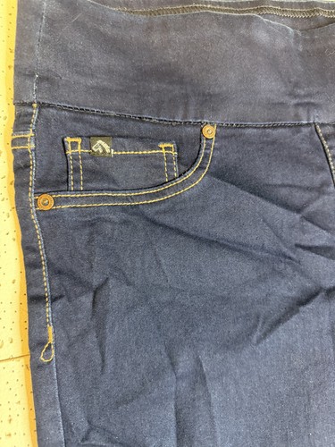 Jordache Women's Pull On Skinny Jeans M Dark Rinse Stretch - photo 3
