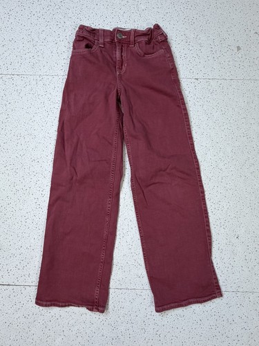 Abercrombie Kids Girls 7/8 Long High Rise Wide Leg Jeans