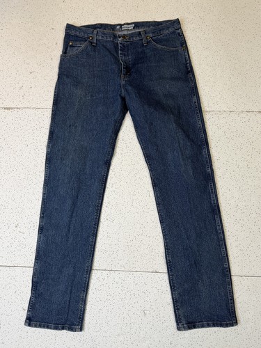 Wrangler 47 Advanced Comfort Regular Fit Jeans 35x34 Blue