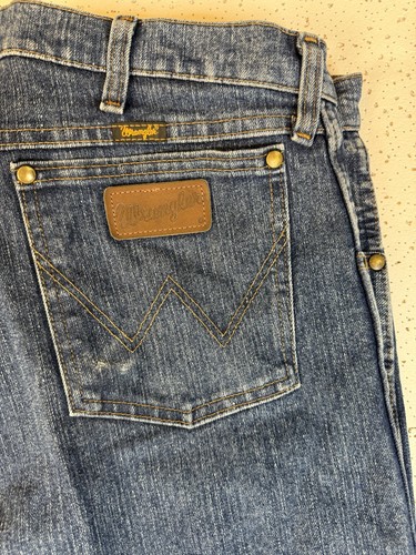 Wrangler 47 Advanced Comfort Regular Fit Jeans 35x34 Blue - photo 3