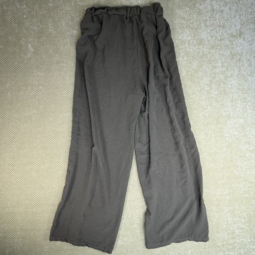Women's Olive Green Wide Leg Pull On Pants Elastic Waist - photo 2