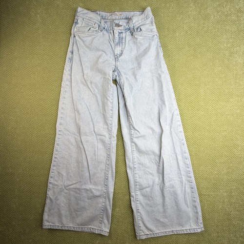 Levi's 94 Baggy Wide Leg Jeans Women's W25 L31 Light Wash