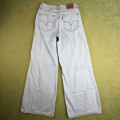 Levi's 94 Baggy Wide Leg Jeans Women's W25 L31 Light Wash - photo 2