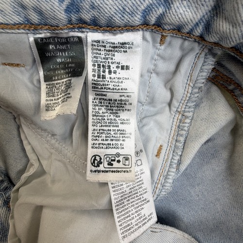 Levi's 94 Baggy Wide Leg Jeans Women's W25 L31 Light Wash - photo 5