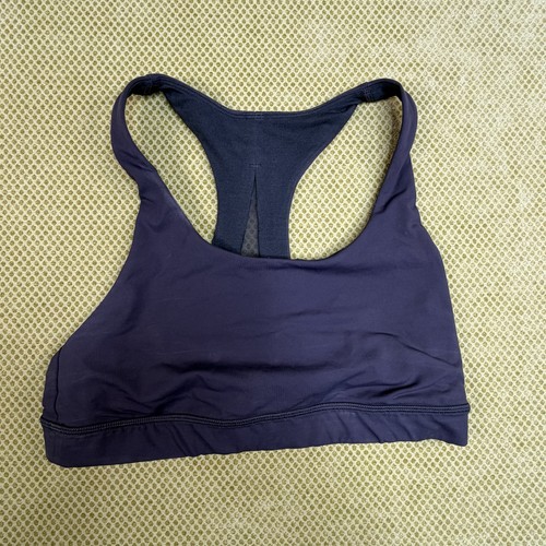 Lululemon Women's Navy Racerback Sports Bra Size 10
