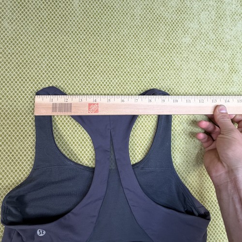 Lululemon Women's Navy Racerback Sports Bra Size 10 - photo 4