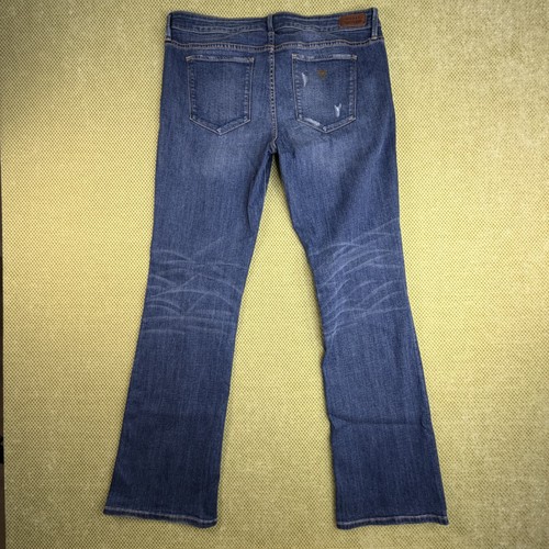 Guess Boot Low Men's Jeans Size 34 Blue Stretch Bootcut - photo 2