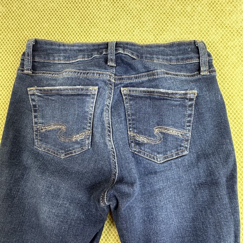 Silver Jeans Co Elyse Skinny Women's Size 2 Dark Wash Jeans - photo 3