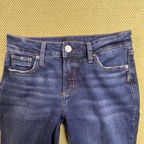 Silver Jeans Co Elyse Skinny Women's Size 2 Dark Wash Jeans - photo 4