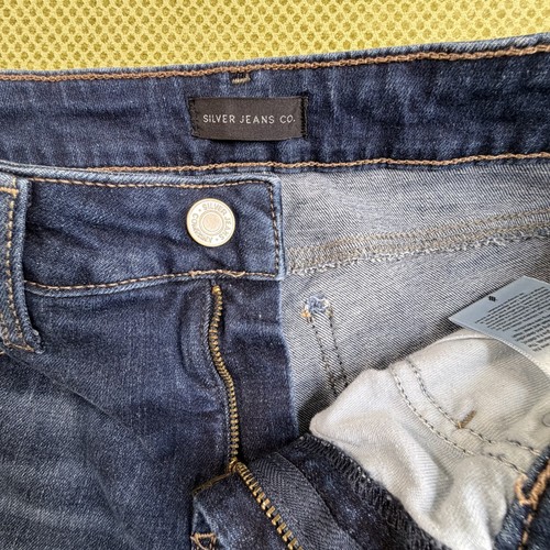 Silver Jeans Co Elyse Skinny Women's Size 2 Dark Wash Jeans - photo 5