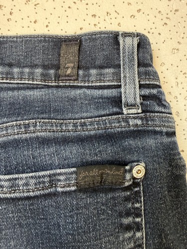 7 For All Mankind Slimmy Jeans Women's Size 36 Medium Wash - photo 3