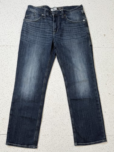Rock & Republic Straight Jeans Men's 34x30 Medium Wash Embroider