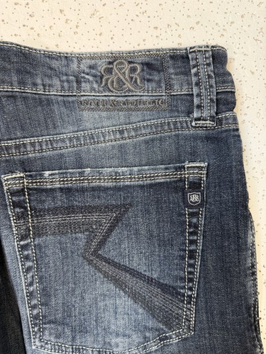 Rock & Republic Straight Jeans Men's 34x30 Medium Wash Embroider - photo 3