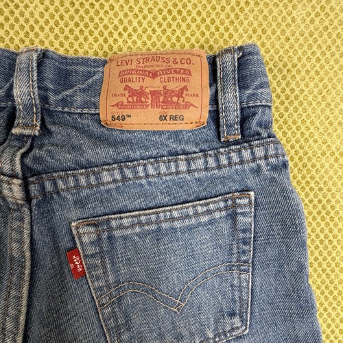 Levi's 549 Relaxed Straight Red Tab Jeans Kids Size 6X Regular - photo 3