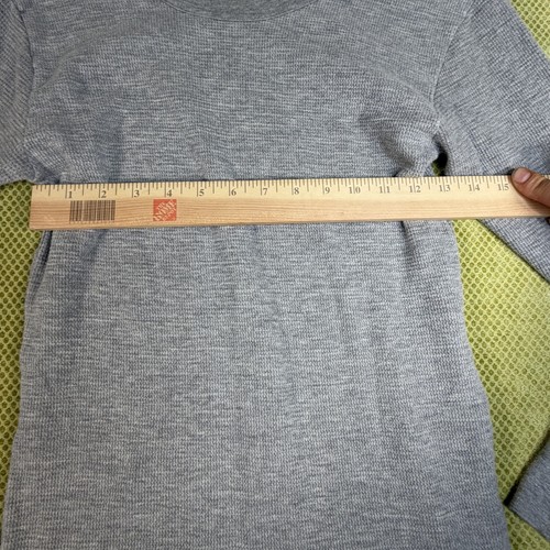 Craftsman Men's S Grey Waffle Knit Thermal Long Sleeve Shirt - photo 5