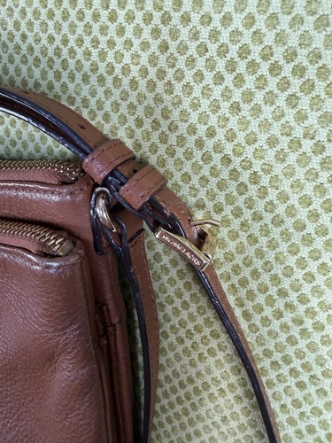 Michael Kors Brown Crossbody Wallet Bag MK Logo - photo 3