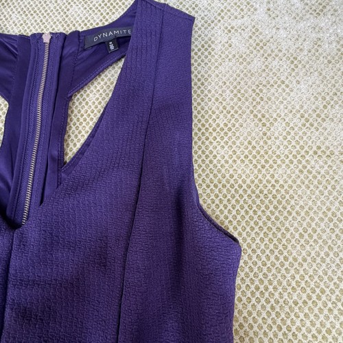 Dynamite Women's M Purple Bodycon Sheath Mini Dress - photo 4