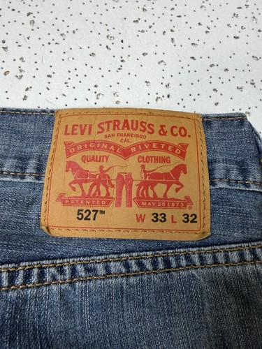 Levi's 527 Slim Boot Cut Jeans Men's 33x32 Medium Wash - photo 4