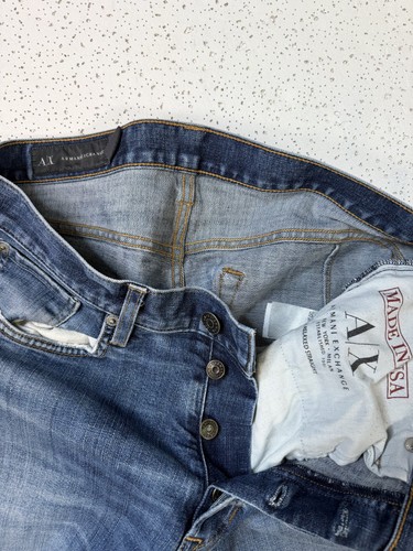 A|X Armani Exchange Men's Jeans 33 Straight Leg Medium Wash - photo 3