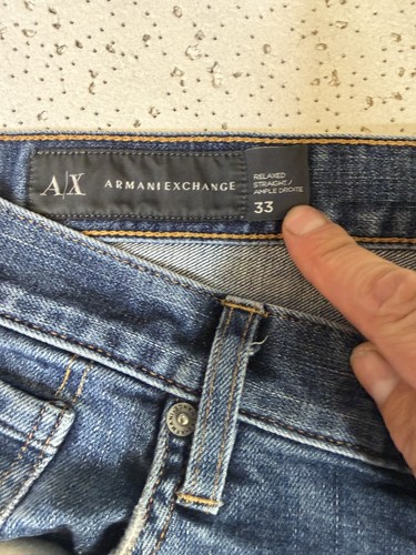A|X Armani Exchange Men's Jeans 33 Straight Leg Medium Wash - photo 4