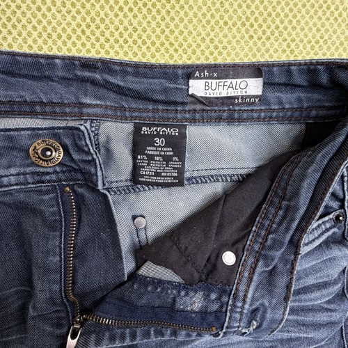 Buffalo David Bitton Ash-X Skinny Men's Jeans Size 30 Blue - photo 5