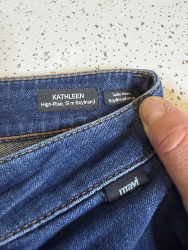 Mavi Kathleen High Rise Slim Boyfriend Jeans Womens 26x28 - photo 4