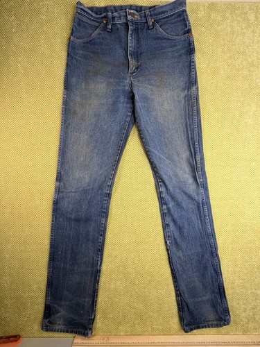 Wrangler 13MWZ Men's Jeans 33x40 Blue Denim Mexico Stained