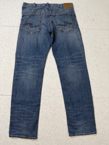 Silver Jeans Co Hunter Men's 34x34 Medium Wash Straight Leg Deni - photo 2