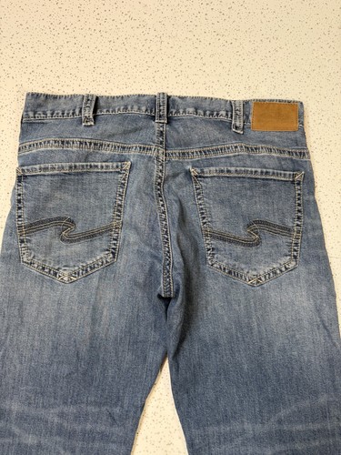 Silver Jeans Co Hunter Men's 34x34 Medium Wash Straight Leg Deni - photo 3