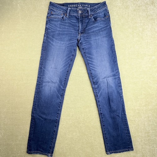 American Eagle Slim Straight Jeans Men's 30x32 Dark Wash Blue