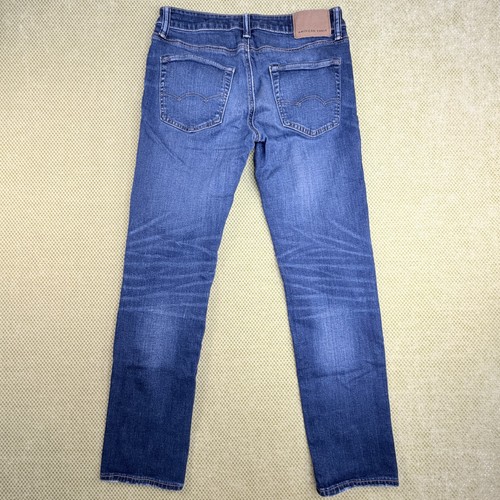 American Eagle Slim Straight Jeans Men's 30x32 Dark Wash Blue - photo 2