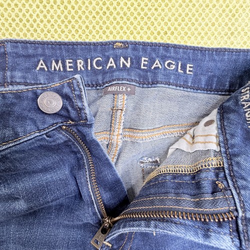 American Eagle Slim Straight Jeans Men's 30x32 Dark Wash Blue - photo 4