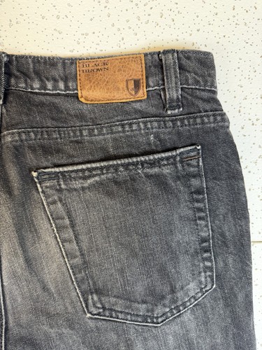 Black Brown 1826 Men's Classic Fit Jeans 32x32 Washed Black - photo 4