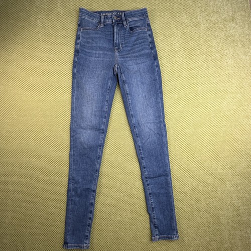American Eagle Super High-Rise Jegging Women's 2 Regular Blue
