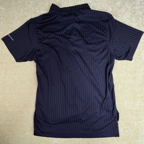 Calvin Klein Jeans Men's L Black Tonal Stripe 1/4 Zip Polo - photo 2