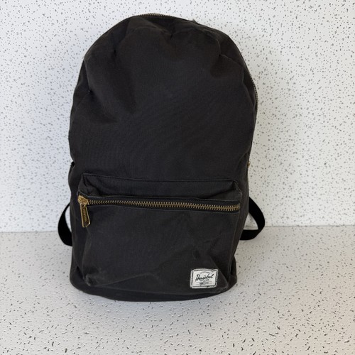 Herschel Supply Co Black Classic Backpack Striped Lining Interio