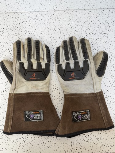 Superior Glove Endura 378GKGVB 2XL A6 Impact Work Gloves