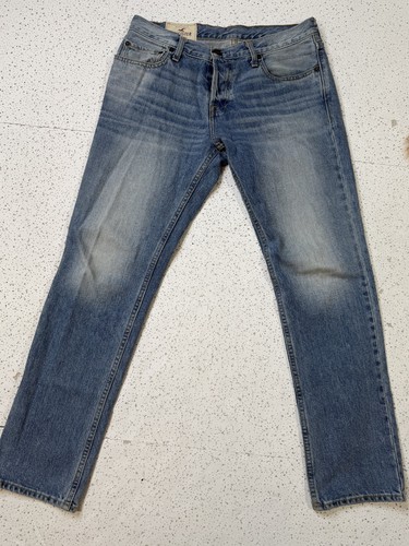 Hollister Men's Jeans 32x30 Medium Wash Slim Straight