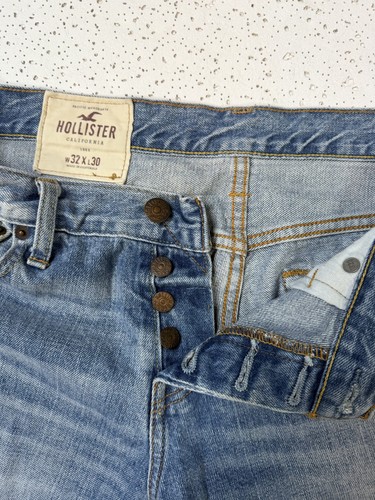 Hollister Men's Jeans 32x30 Medium Wash Slim Straight - photo 4