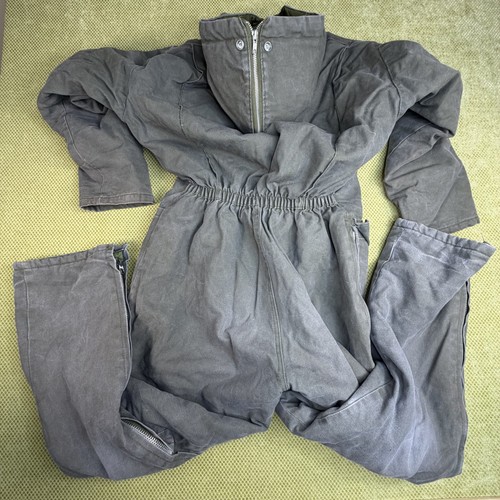 Vintage Work Horse Olive Green Insulated Coveralls - photo 2