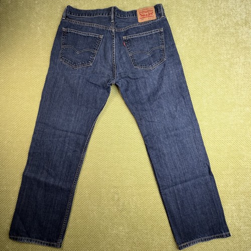 Levi's 505 Regular Fit Jeans Men's W36 L30 Dark Blue Denim - photo 2