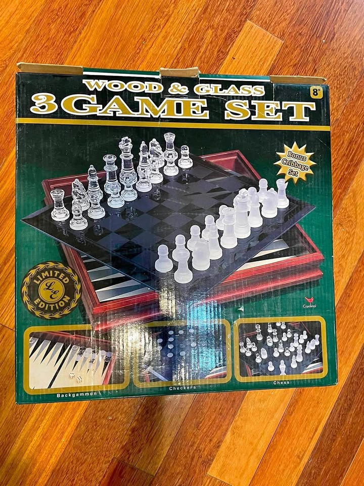 Cardinal Wood & Glass 3 Game Set